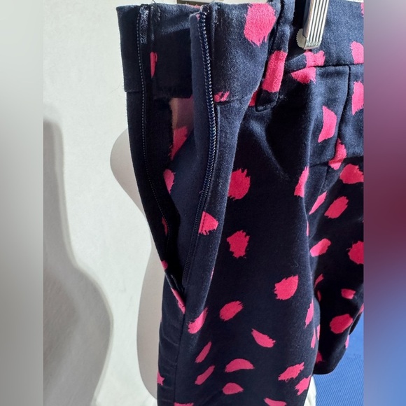 H&M Navy and Pink Patterned Pants Size 8 - Picture 6 of 6